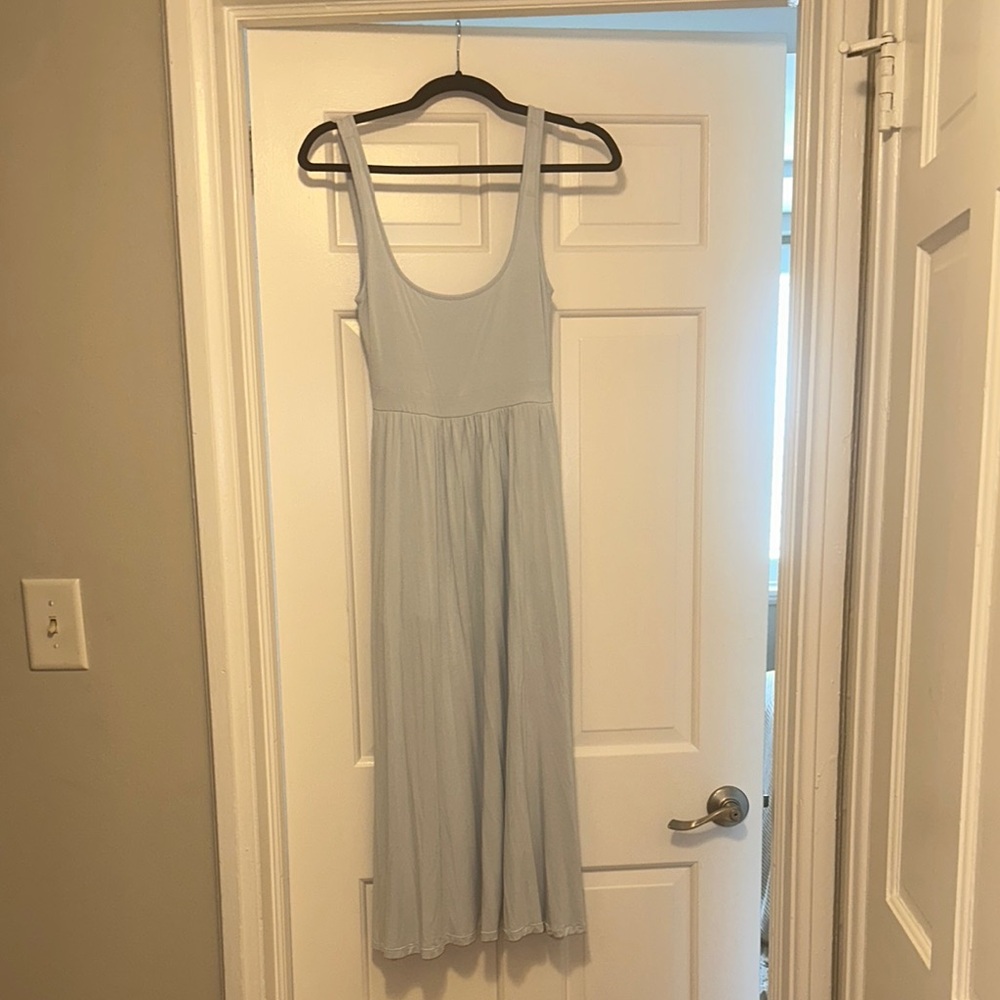 Aritzia Sky Blue Midi Dress